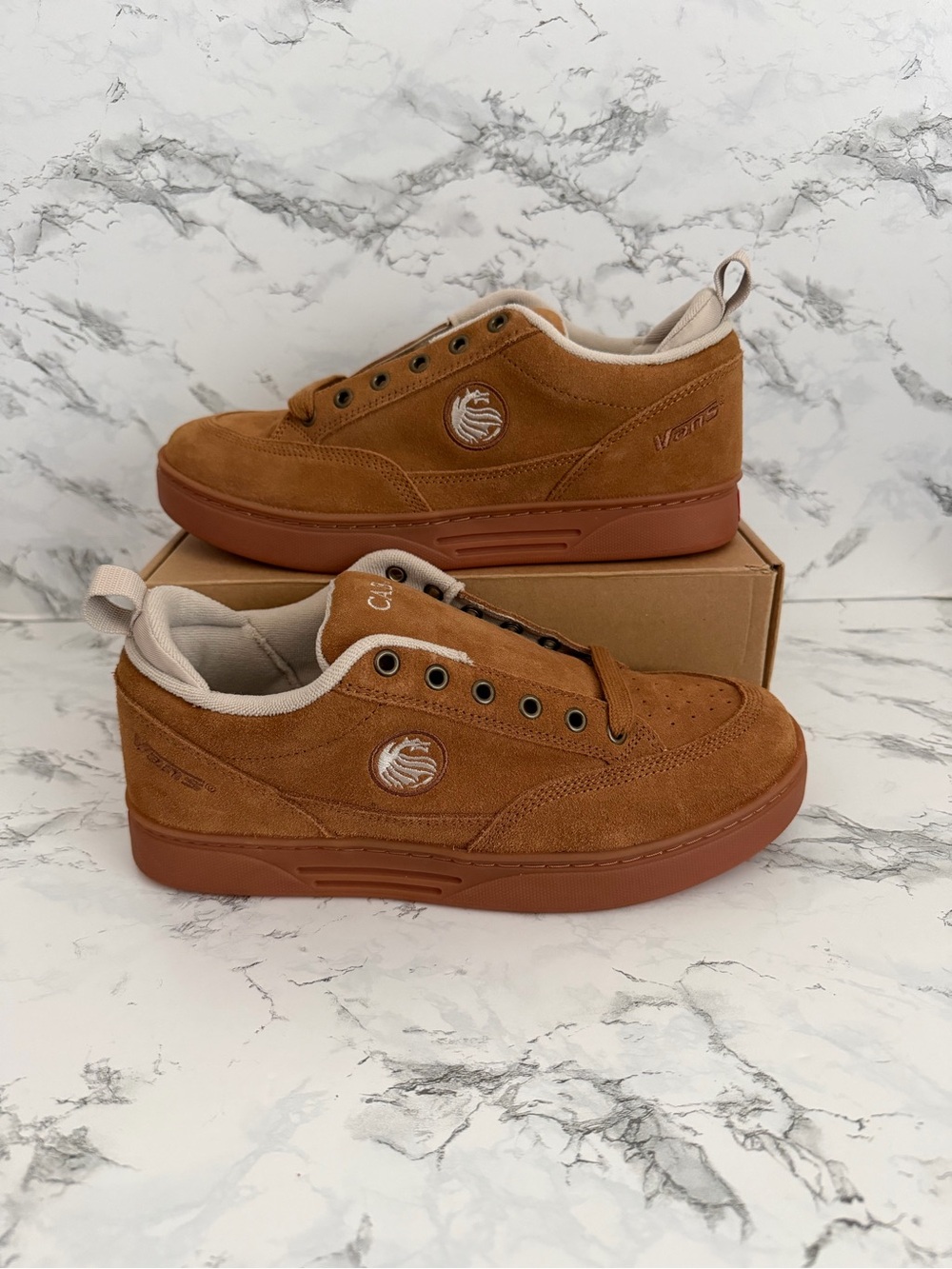 Vans Skate Cab 4 Brown Gum Suede Shoes Steve Caballero Comfortable Men's Size 10